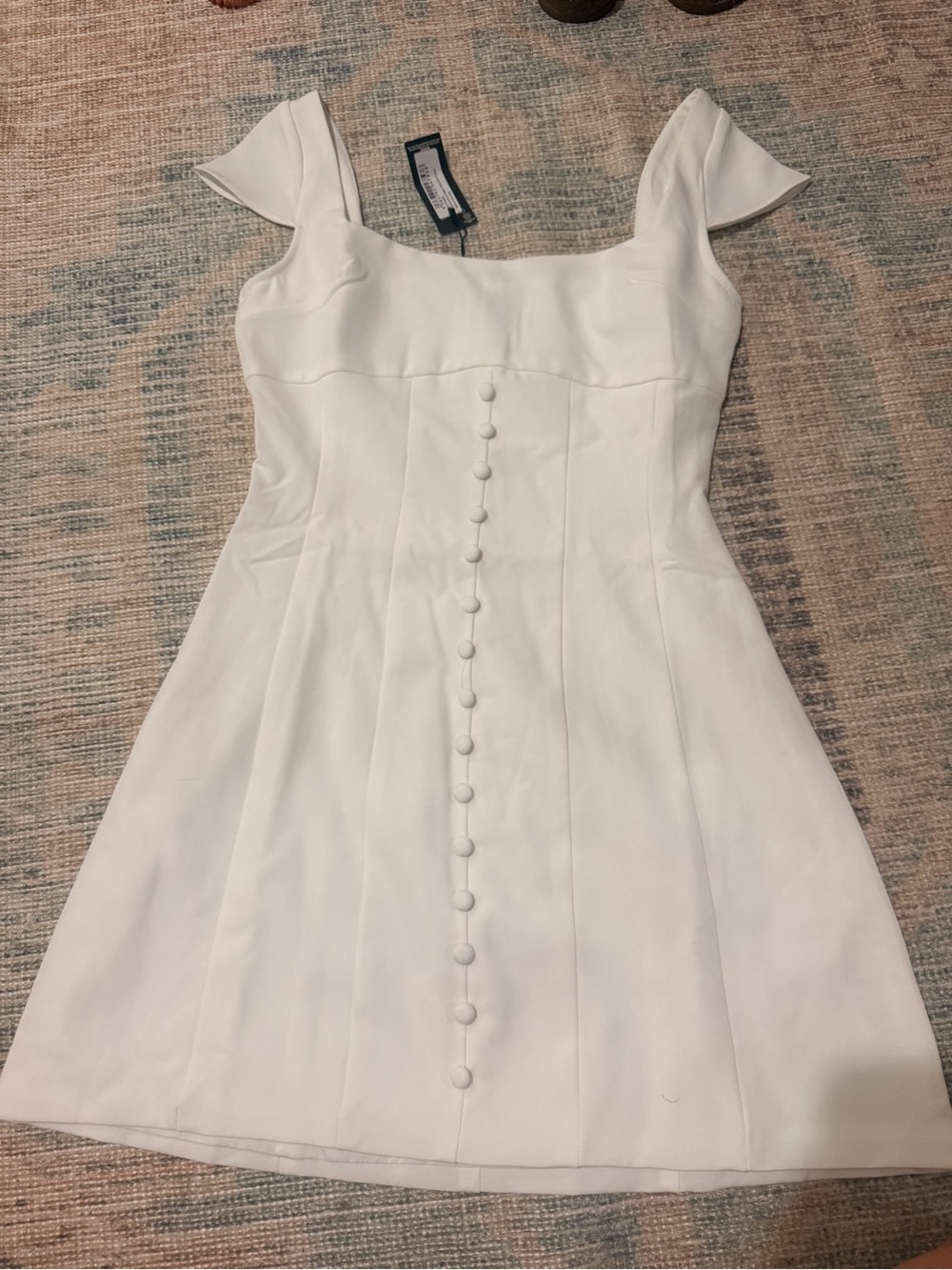 bridal mini dress